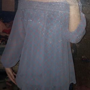 off the shoulder blouse